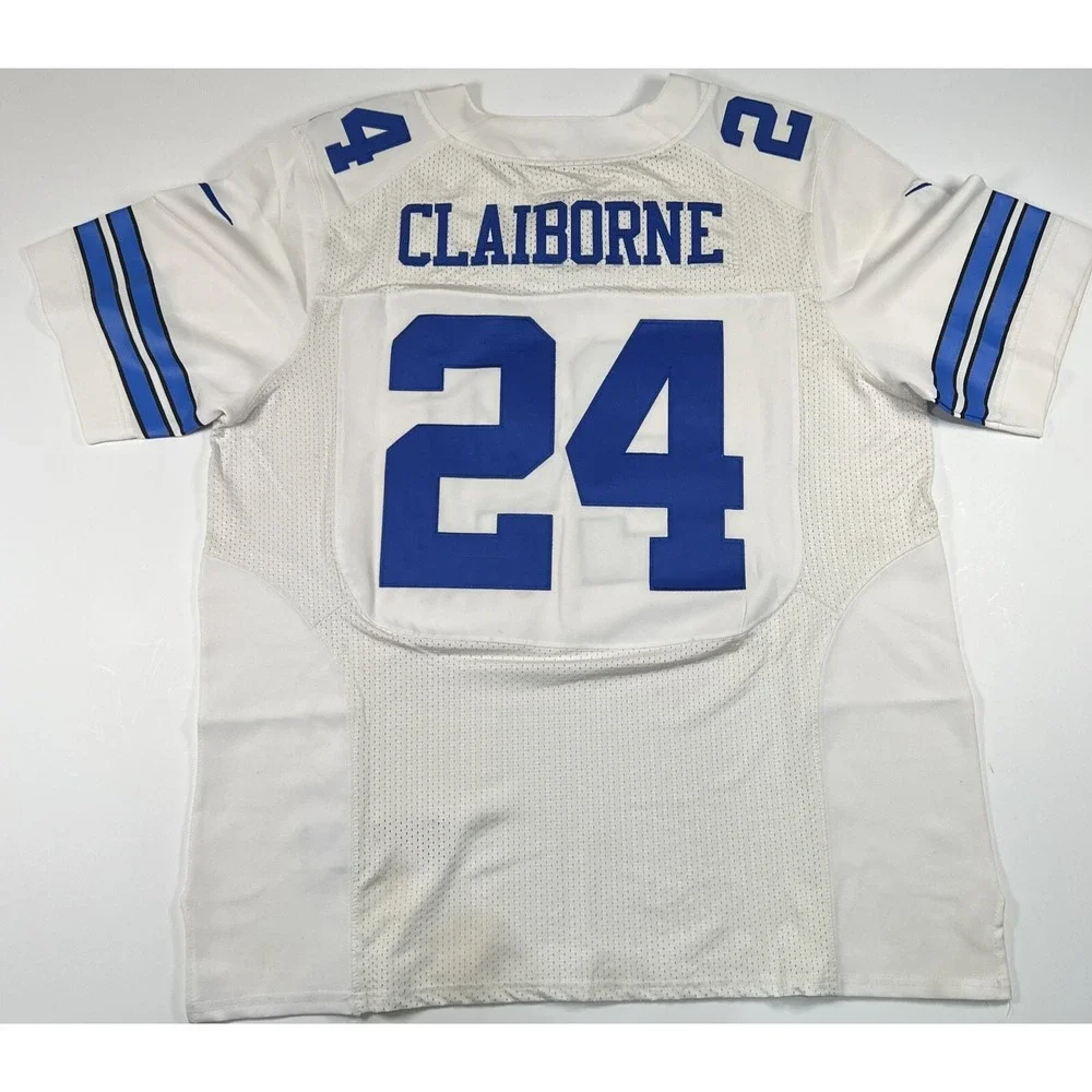 Nike‎ Dallas Cowboys Morris Claiborne Jersey Mens 48 White Sewn NFL #24